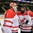 GRAND FORKS, NORTH DAKOTA - APRIL 21: Canada's Evan Fitzpatrick #1 and Tyson Jost #7 celebrate after a 9-1 quarterfinal round win over Switzerland at the 2016 IIHF Ice Hockey U18 World Championship. (Photo by Minas Panagiotakis/HHOF-IIHF Images)

